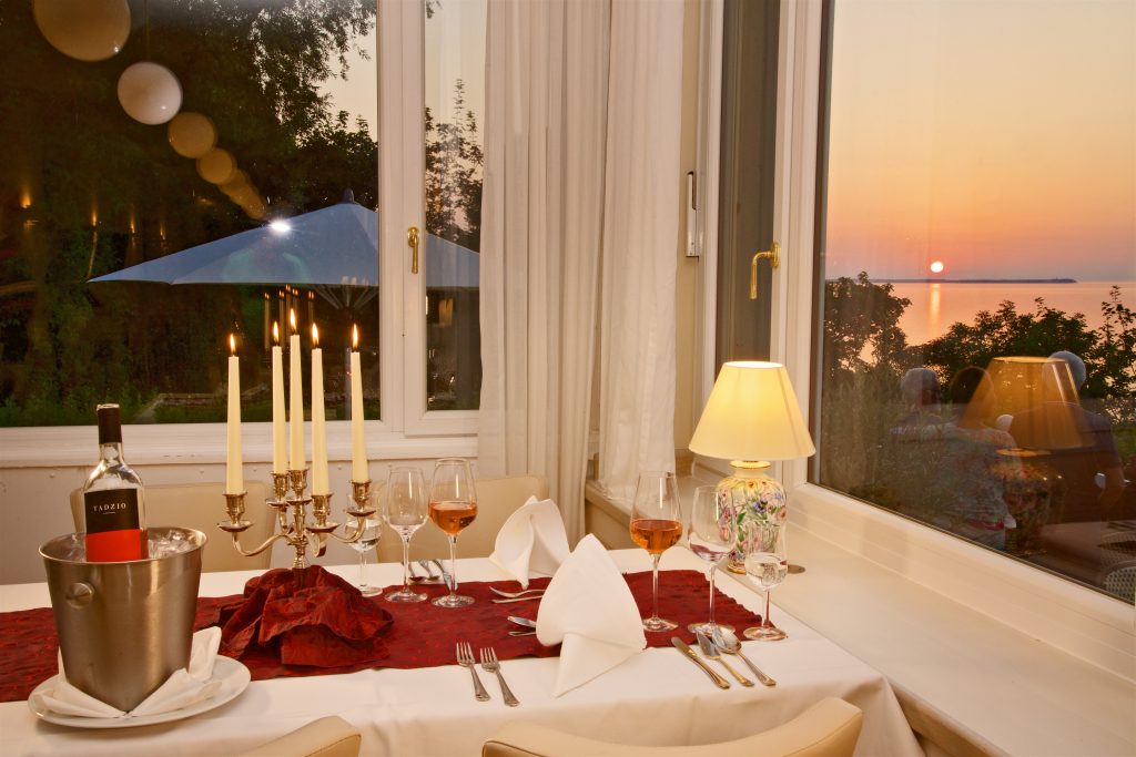 Restaurant mit Meerblick auf Rügen